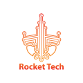 logo de tecnología de cohetes