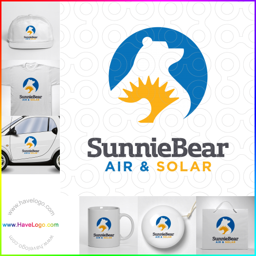 Compra un diseño de logo de compañía solar 48340