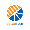logo panneaux solaires au détail