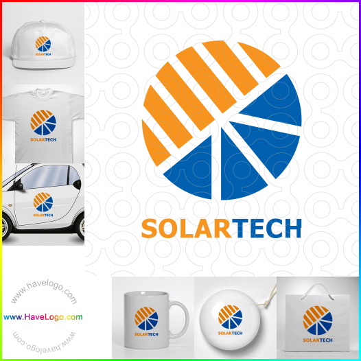 Compra un diseño de logo de paneles solares 45026