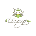 Logo tasse de thé
