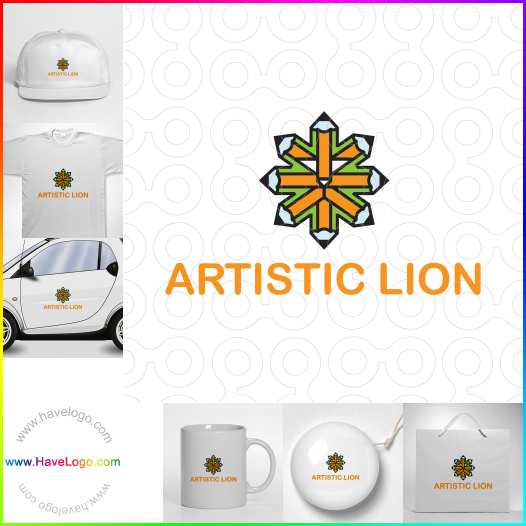 Koop een Artistieke Leeuw logo - ID:61188