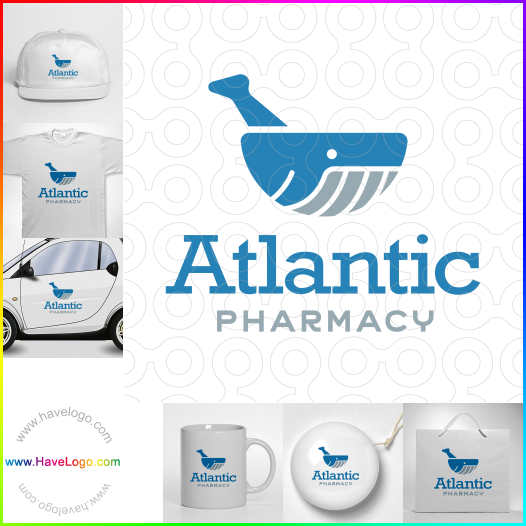 Compra un diseño de logo de Farmacia del Atlántico 61443