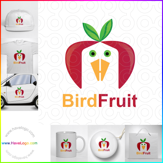 Compra un diseño de logo de Fruta de ave 62084