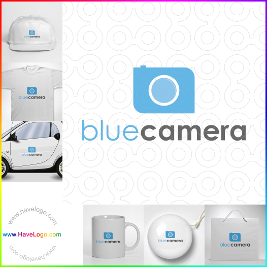 Koop een Blauwe camera logo - ID:65529