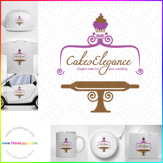 Compra un diseño de logo de Cakes Elegance 63959
