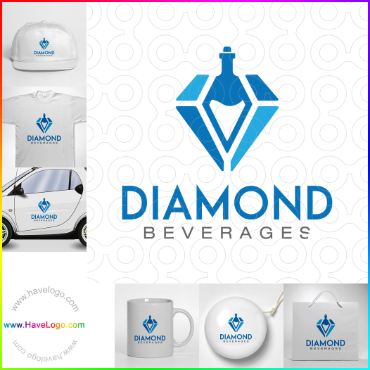 Acquista il logo dello Diamond Beverages 62540