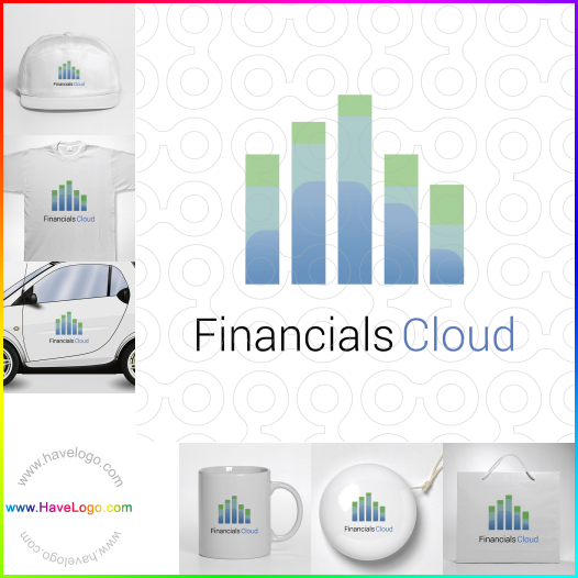 Compra un diseño de logo de Nube financiera 67126