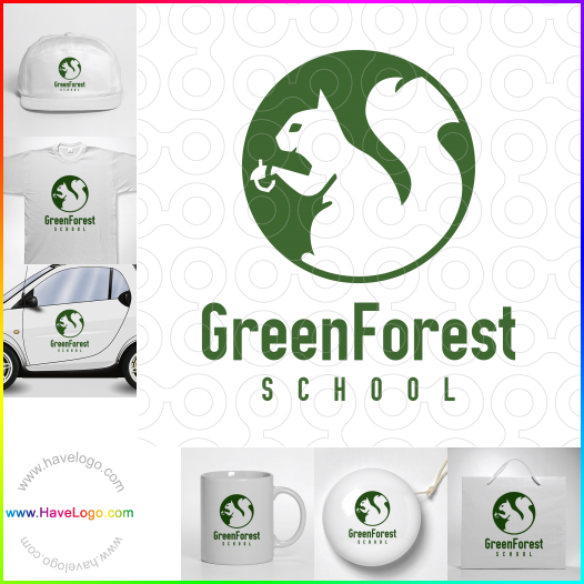 Compra un diseño de logo de Bosque verde 67034