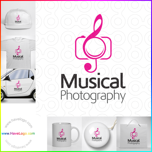 Compra un diseño de logo de Fotografía musical 61672