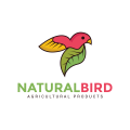 logo de Pájaro natural