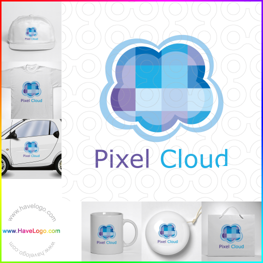 Koop een Pixel Cloud logo - ID:60432