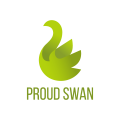 logo de Cisne orgulloso
