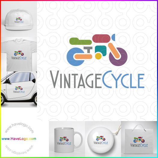 Compra un diseño de logo de Vintage Cycle 63536
