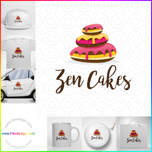 Koop een Zen Cakes logo - ID:60306
