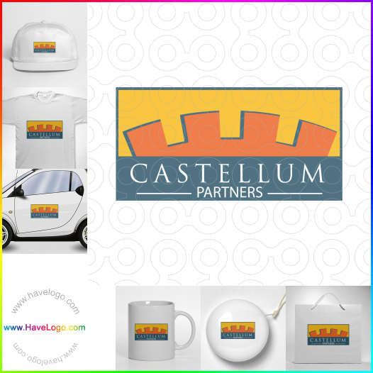 Compra un diseño de logo de Castillo 35039