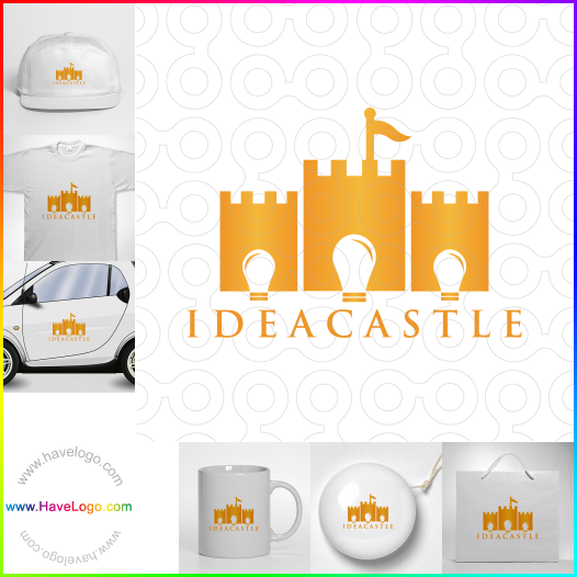 Compra un diseño de logo de Castillo 51613
