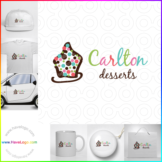 Koop een cupcake logo - ID:31973