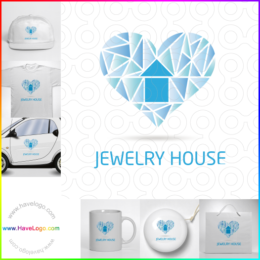 Compra un diseño de logo de diamante 23016
