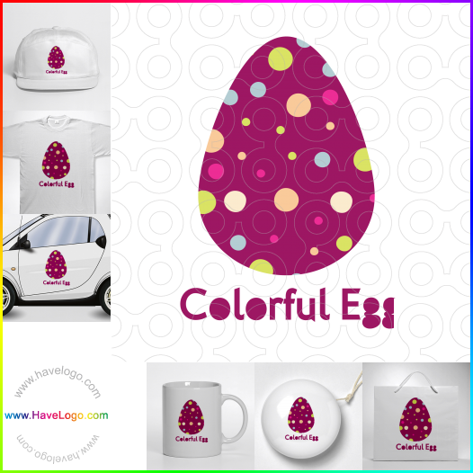 Compra un diseño de logo de huevo 5658