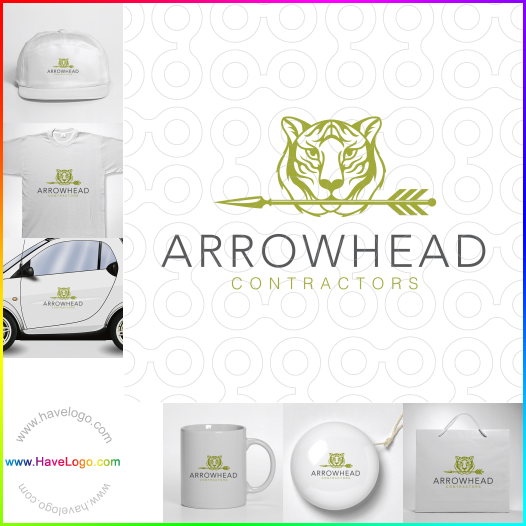 Koop een Arrowhead Contractors logo - ID:63945