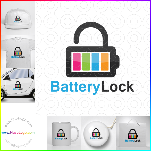 Compra un diseño de logo de Battery Lock 62231