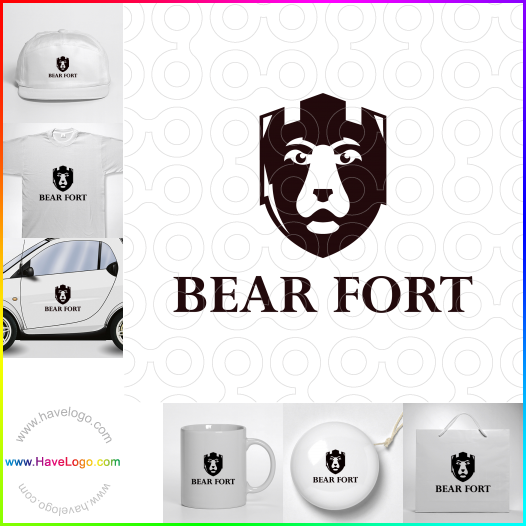 Compra un diseño de logo de Bear Fort 59942