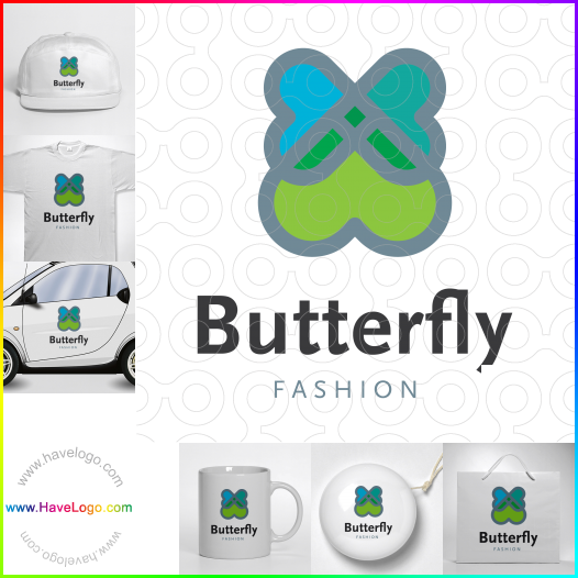 Compra un diseño de logo de Butterfly Fashion 61421