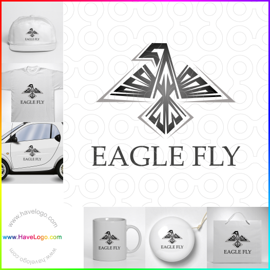Compra un diseño de logo de Eagle Fly 65430
