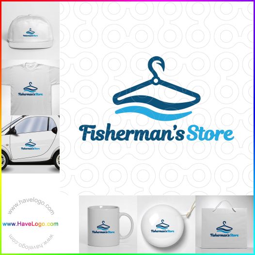 Compra un diseño de logo de Fisherman Store 66691