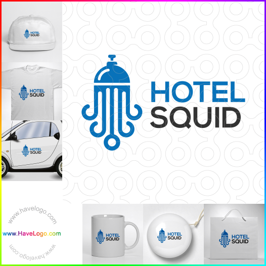 Compra un diseño de logo de Hotel Calamar 60349