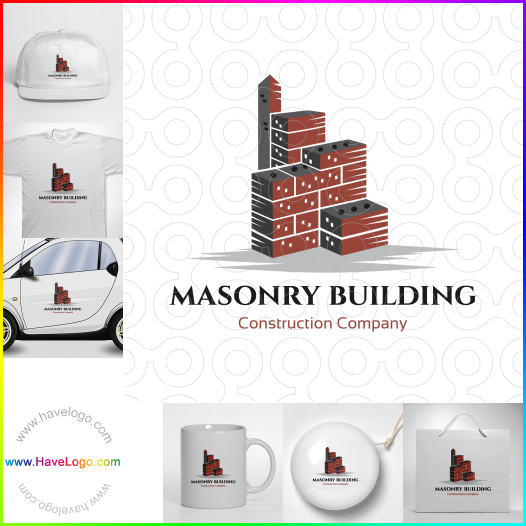 Acheter un logo de Immeuble de maçonnerie - 65049