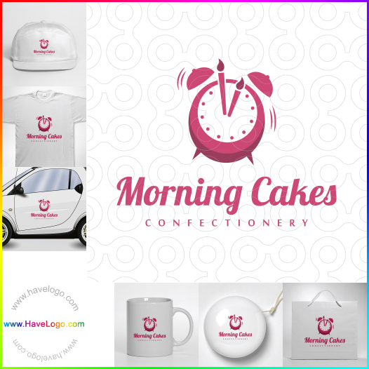 Compra un diseño de logo de Tortas de la mañana 61765