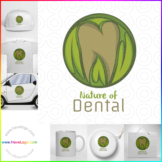 Compra un diseño de logo de Naturaleza de Dental 65853