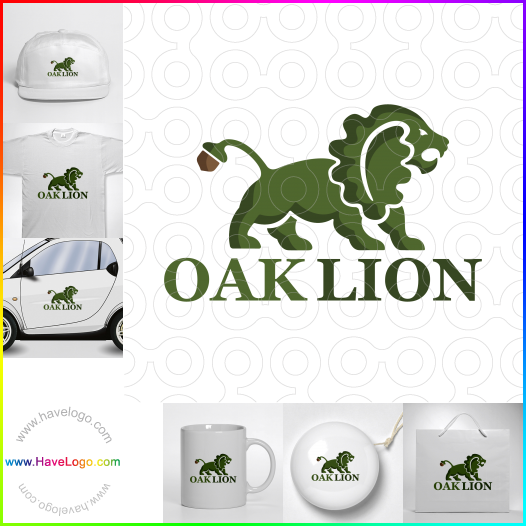 Koop een Eiken leeuw logo - ID:61160