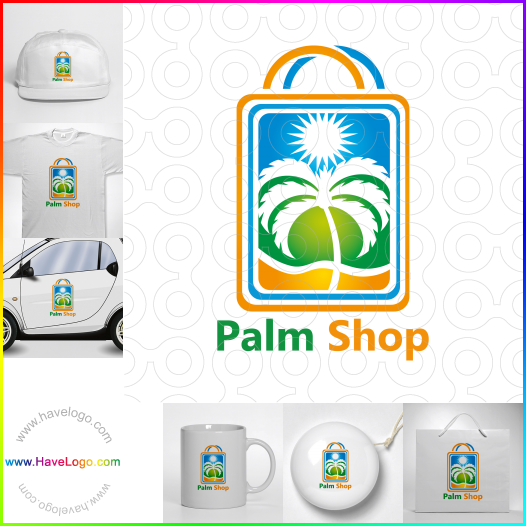 Compra un diseño de logo de Palm Shop 60807