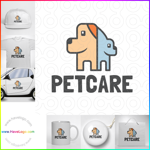 Compra un diseño de logo de Cuidado de mascotas 61656