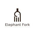 logo forchetta per elefanti