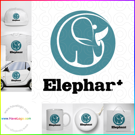 Acquista il logo dello elefante 56902
