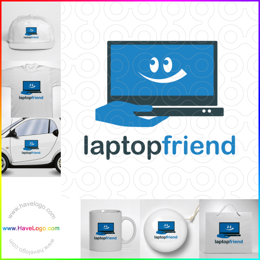 Compra un diseño de logo de laptop 28865