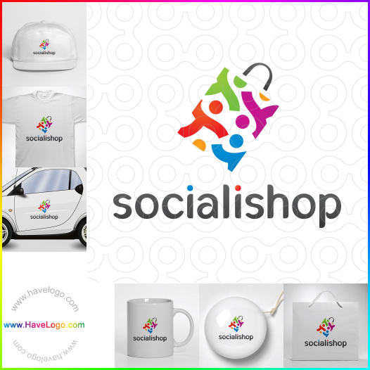 Acheter un logo de magasin de magasinage en ligne - 57527