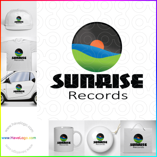 Koop een records logo - ID:43159