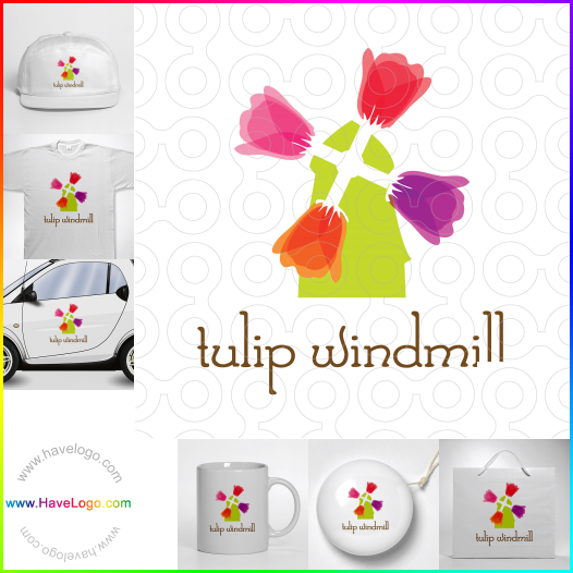 Compra un diseño de logo de tulip 54672
