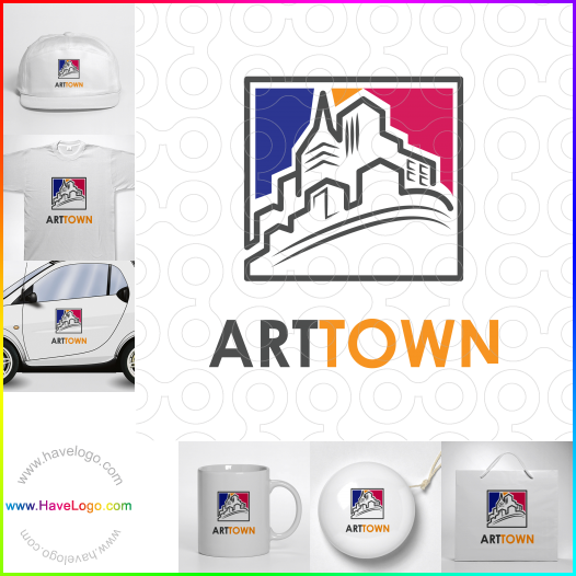 Compra un diseño de logo de Arttown 64407