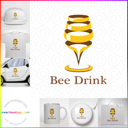 Compra un diseño de logo de Bebida de abeja 62650