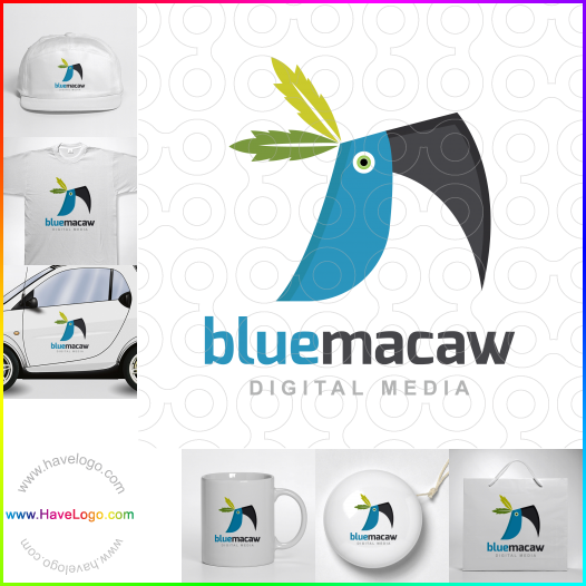 Koop een Blue Macaw logo - ID:61949