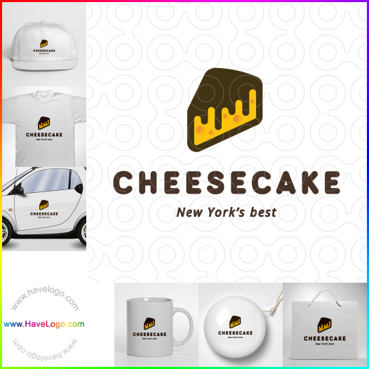 Compra un diseño de logo de Tarta de queso 60693