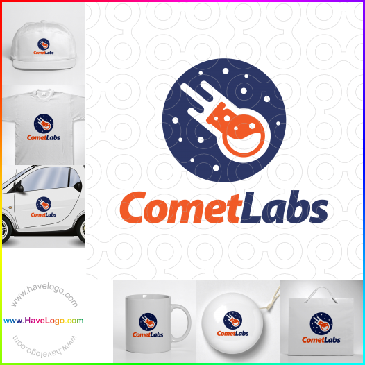 Compra un diseño de logo de Comet Labs 60898