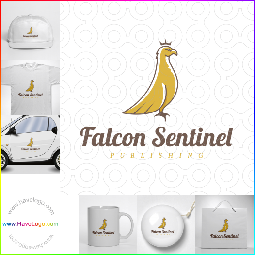 Compra un diseño de logo de Falcon Sentinel 61625