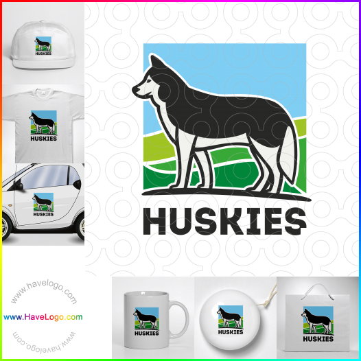 Compra un diseño de logo de Huskies 61694